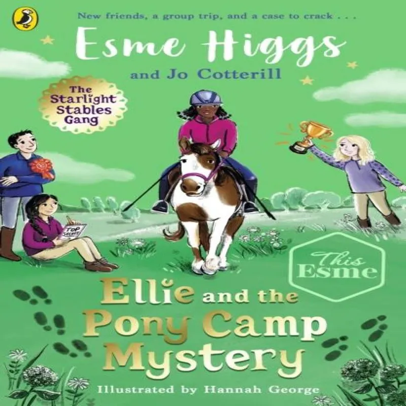 Jo Cotterill Ellie & the Pony Camp Mystery Paperback Book Multicolor