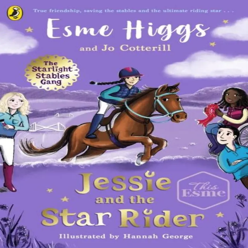 Jo Cotterill Jessie & the Star Rider Paperback Book Multicolor