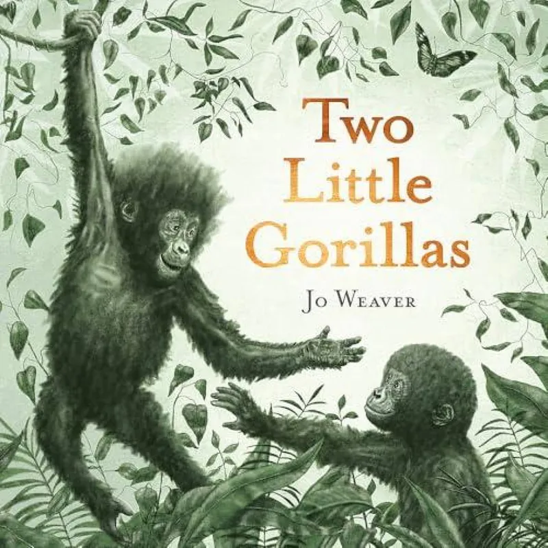 Jo Weaver Two Little Gorillas Paperback Book Multicolor
