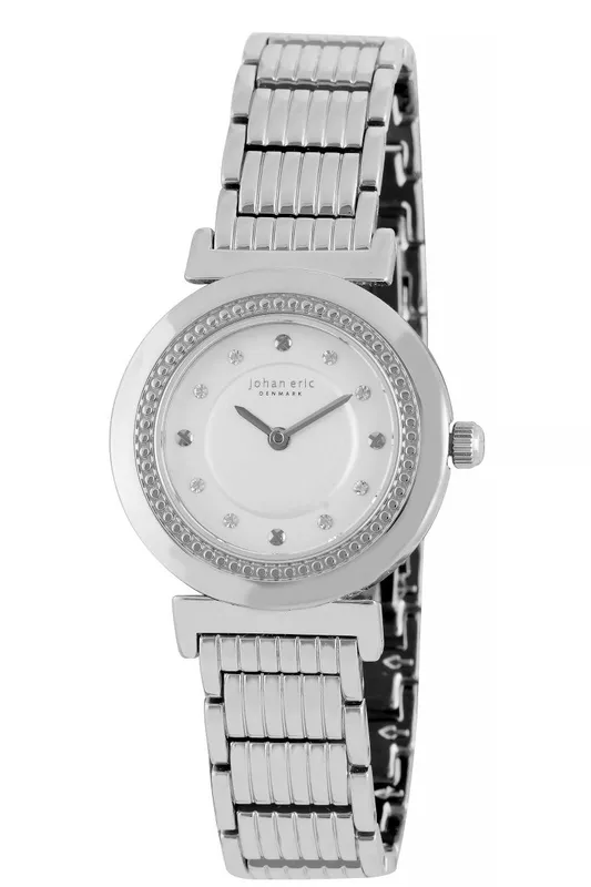 Johan Eric Women's Djursland Silver Watch Silver