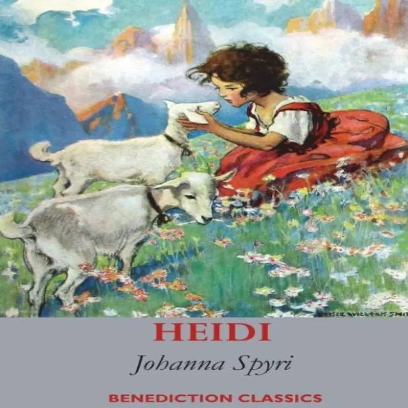 Johanna Spyri Heidi (Fully illustrated in Colour) Paperback Book Multicolor