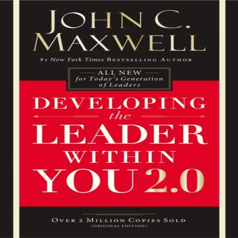 John C. Maxwell Una Developing the Leader Within You 2.0 Paperback Book Multicolor