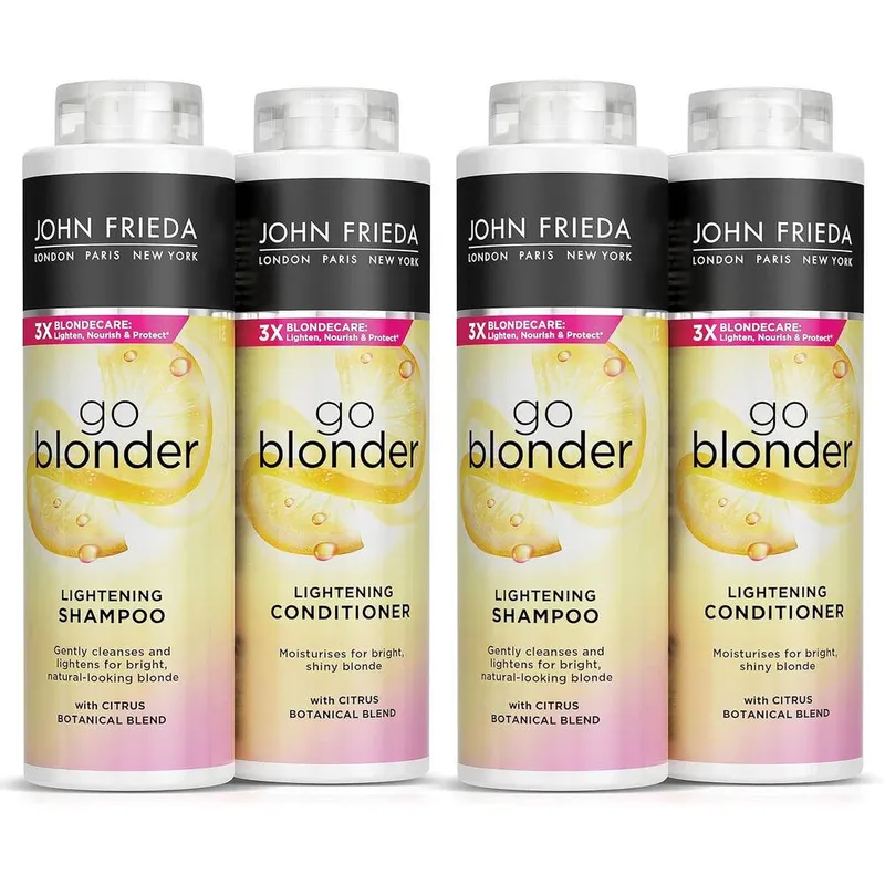 John Frieda Women's Sheer Blonde Go Blonder 'Shampoo & Conditioner' Duo Pack 2pk in Yellow Yellow
