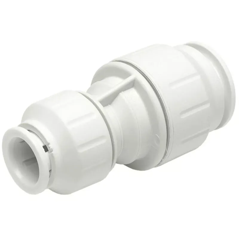 John Guest Reducing Coupler 15 X 10mm (Pack of 3) in White White