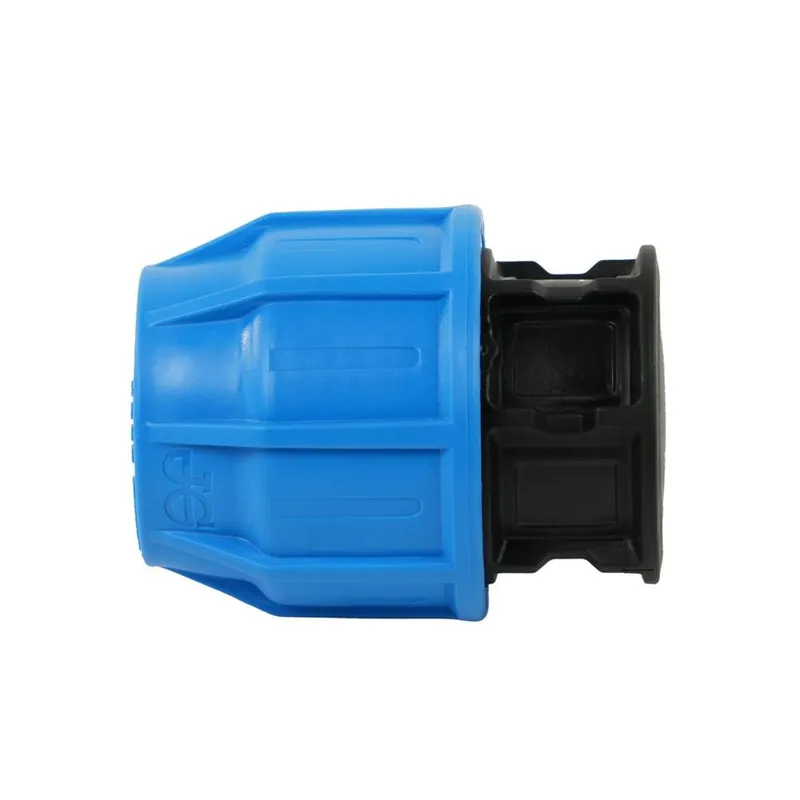 John Guest Mdpe Compression Stop End - 32mm in Blue Blue