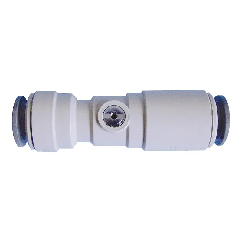 John Guest Plastic Service Valve 15mm (15SV) (Pack of 3) in White White