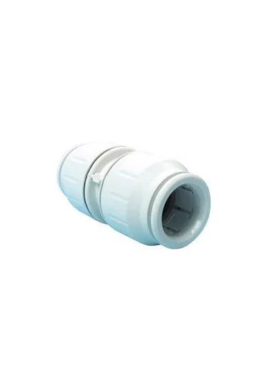 John Guest Straight Coupler 22mm (Pack Of 5) in White White