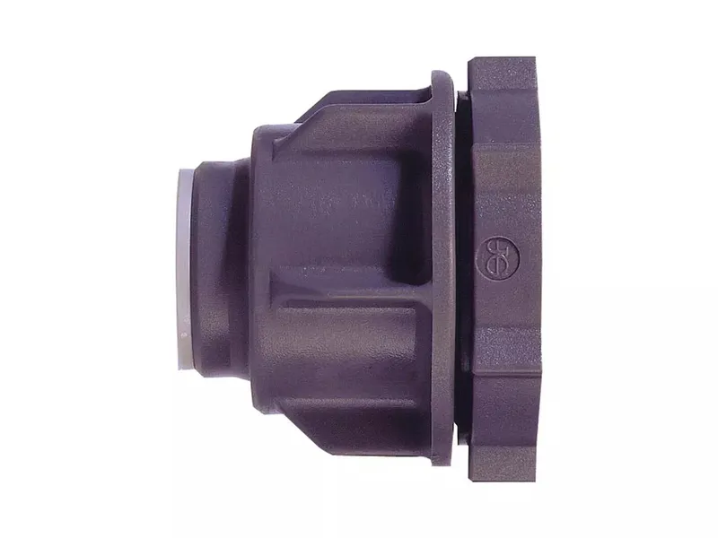 John Guest Tank Connector 15mm (Pack of 5) in Purple Purple