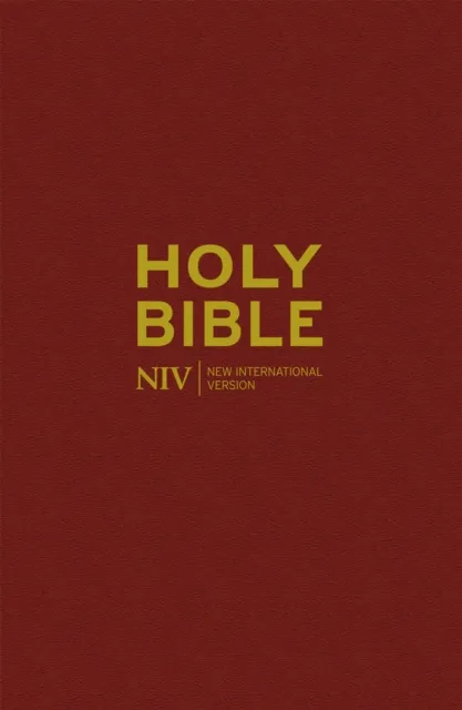 New International Version Niv Popular Burgundy Hardback Bible