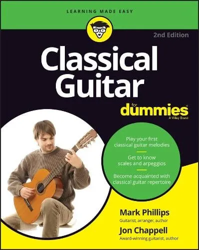 John Wiley & Sons Inc Classical Guitar For Dummies