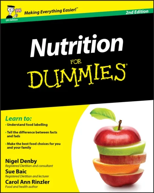 John Wiley & Sons Inc Nutrition For Dummies, Uk Edition