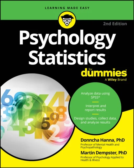 John Wiley & Sons Inc Psychology Statistics For Dummies