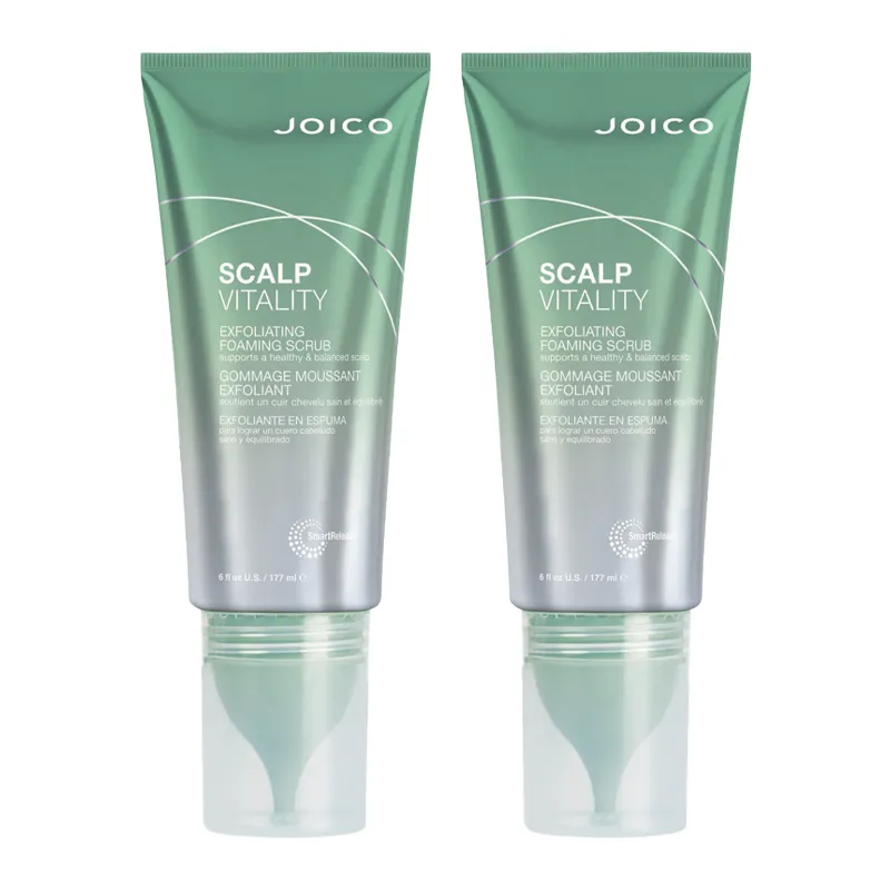 Joico Scalp Vitality Exfoliating Foaming Scrub 177ml Double