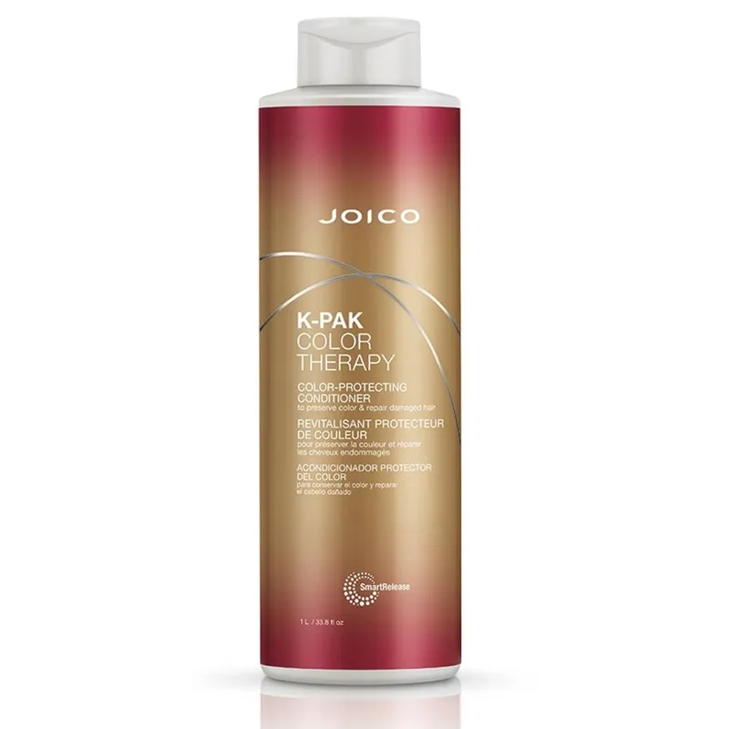 JOICO Unisex Color Therapy Color-Protecting Conditioner to Preserve Color & Repair Damaged Hair 1000ml in Clear Clear One Size female