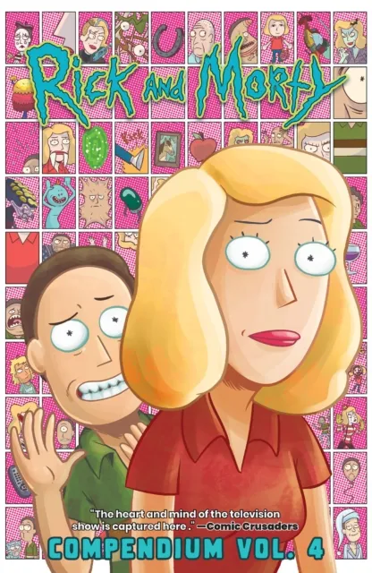 Josh Trujillo Rick & Morty Compendium Vol. 4 Paperback Book in White White