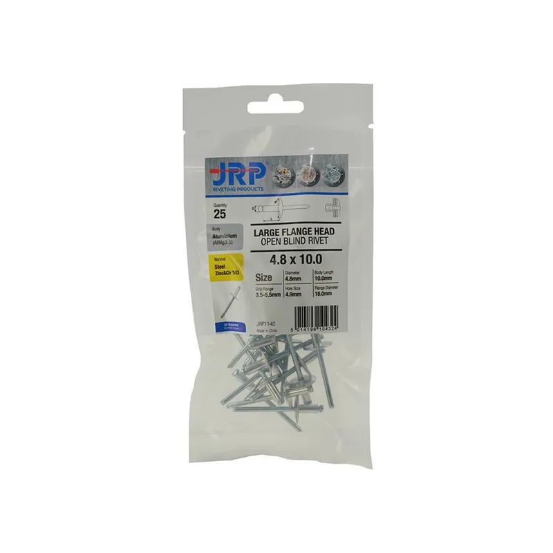 Jrp Riveting Products 4.8 x 12mm Rivets