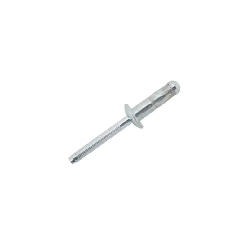 Jrp Riveting Products Steel Dome Head Rivets - Box of 200 in Silver Silver