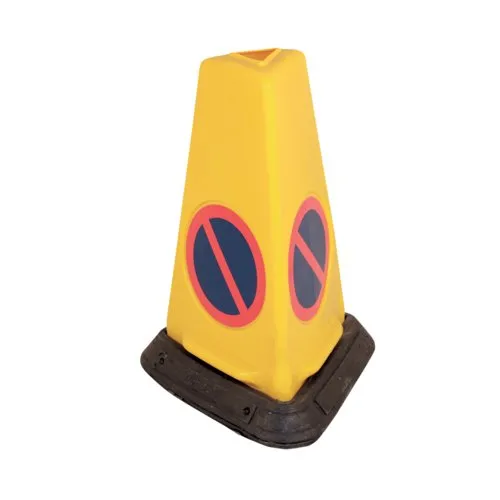 Unbranded Yellow No Waiting Sand-Weighted Warning Cone JAD081-120-254