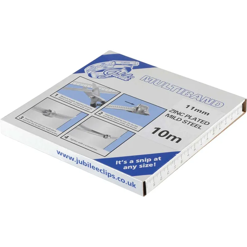 Tbc - Jubilee MB1701 Zinc Plate Banding in Dispenser 11MMX10M
