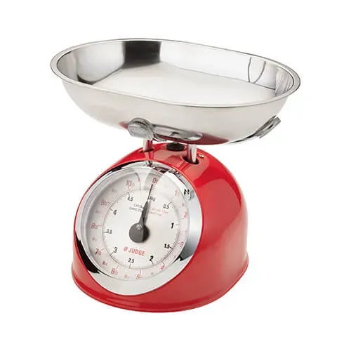 Judge Red 5kg Traditional Scales