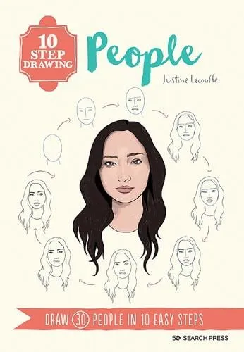 Justine Lecouffe 10 Step Drawing: People