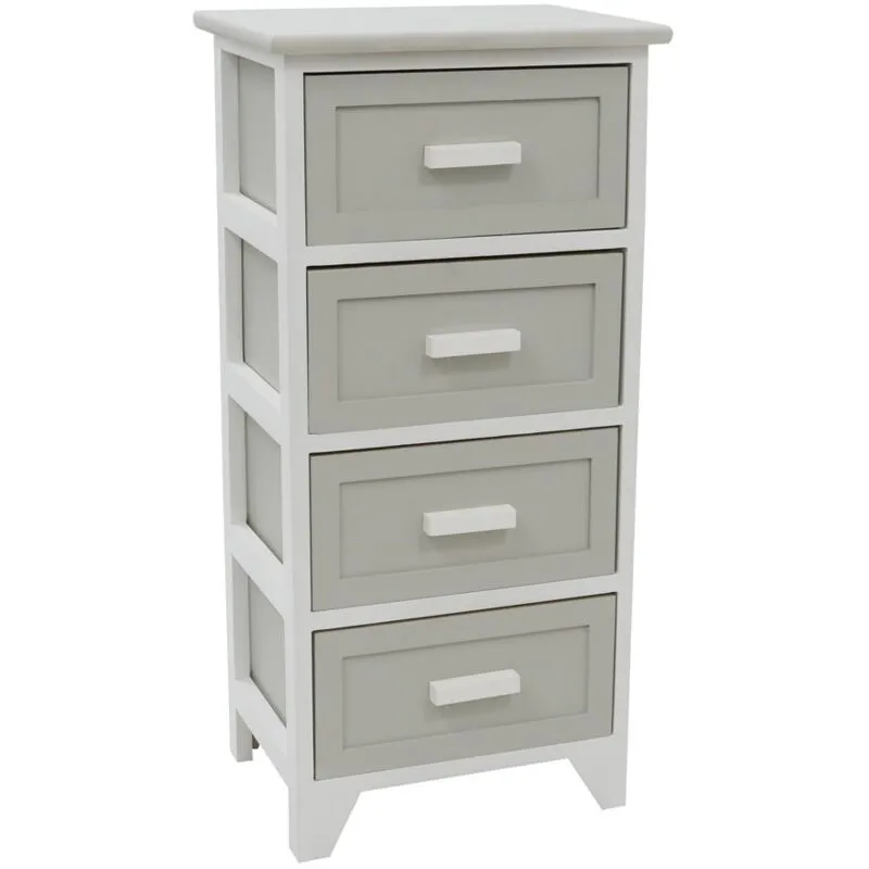 Jvl Abingdon 3 Drawer Willow Storage Unit