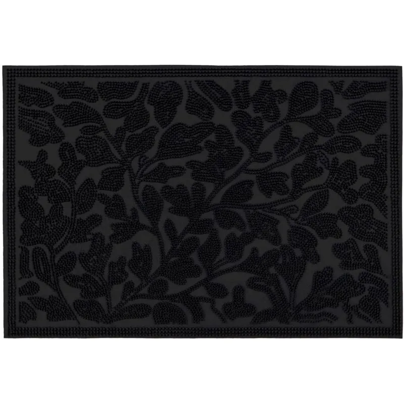 Jvl Botany Scraper Rubber Pin Doormat, 40x60cm