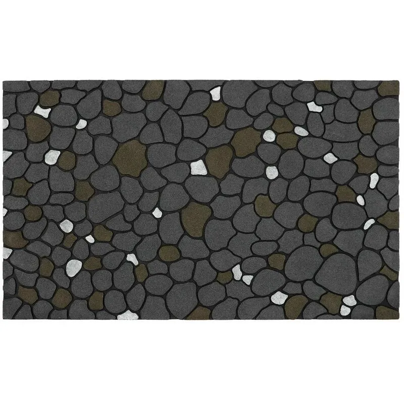 Jvl Canyon Scraper Rubber Doormat, 45x75cm