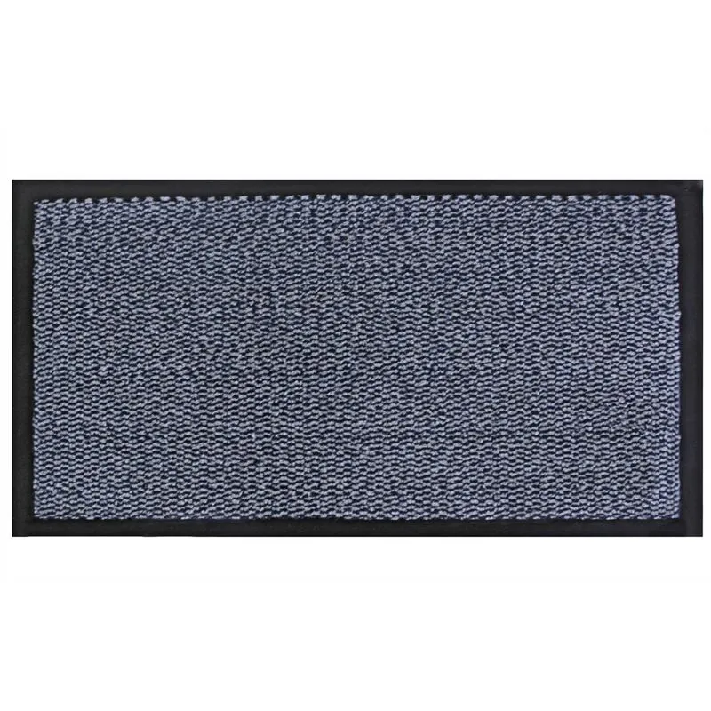 Jvl - Heavy Duty Barrier Door Floor Mat, 80x140cm, Blue Black
