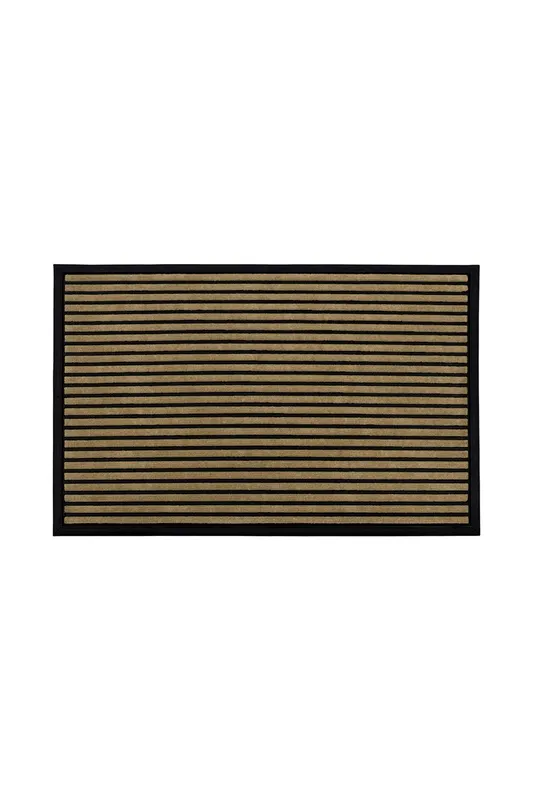 Jvl Vienna Rubber Backed Scraper Doormat 60x90cm Lines in Natural Size: 60 cm x 90 cm Natural 60 cm x 90 cm