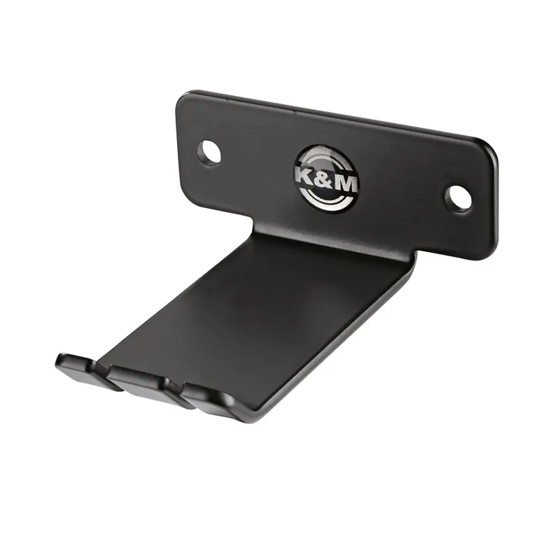 K&M 16311 Headphone Wall Hanger Black