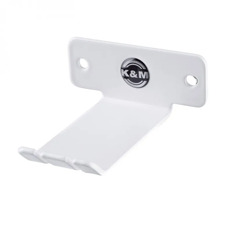 K&M 16311 Headphone Wall Hanger White