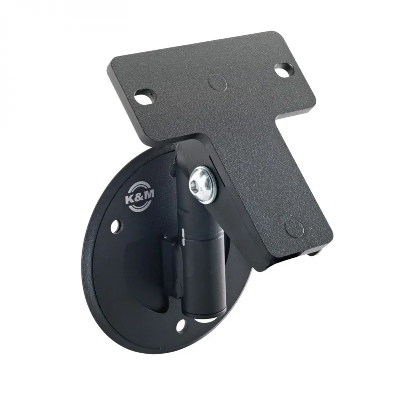 K&M 24161 Universal Structured Speaker Wall Mount Black