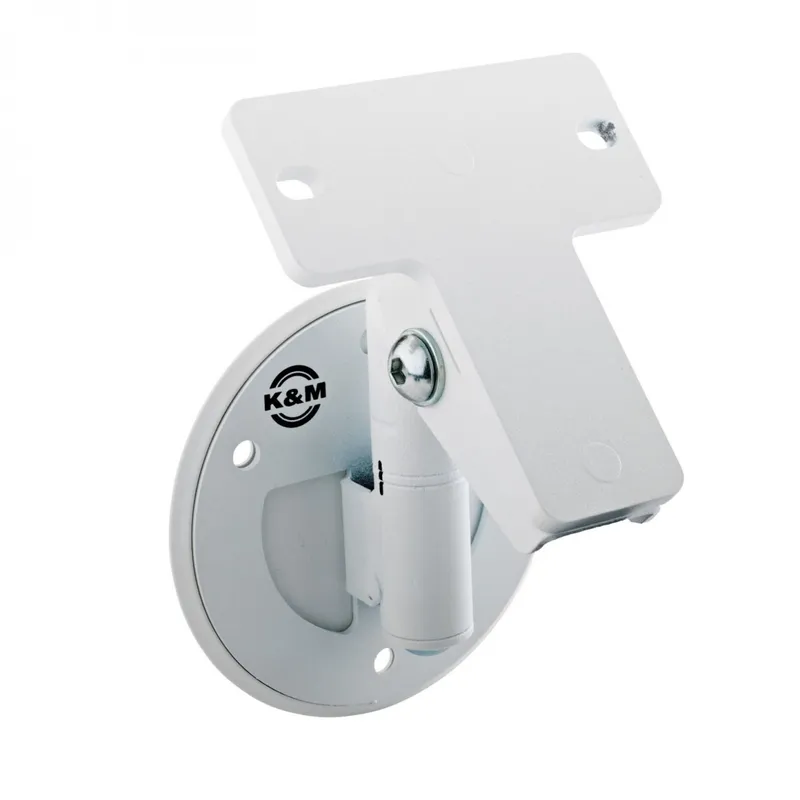 K&M 24161 Universal Structured Speaker Wall Mount White