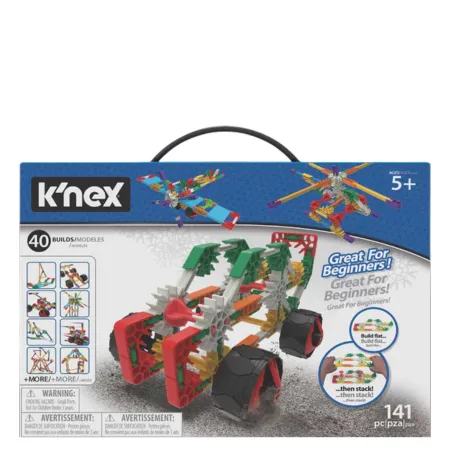 K'Nex Beginner 40 Model Building Set – 141 Pcs