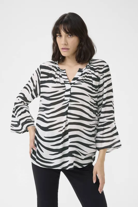 Women's blouse Kaffe Lea Blanc 38