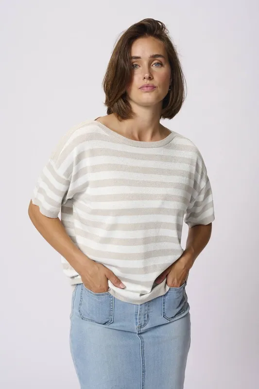 Woman sweater Kaffe Regina Gris XL