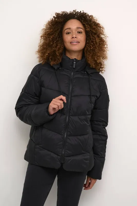 Women's Kaffe Susanne Puffer Noir 34