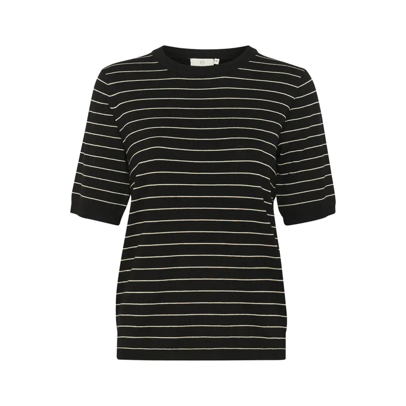 Women's T-shirt Kaffe Lizza Noir XS