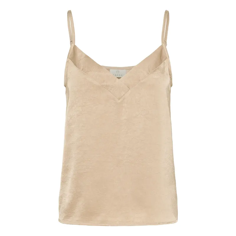 Women's tank top Kaffe KAMolly Beige 44