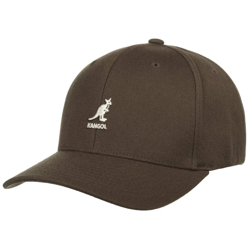 Wool Flexfit Cap by Kangol - brown