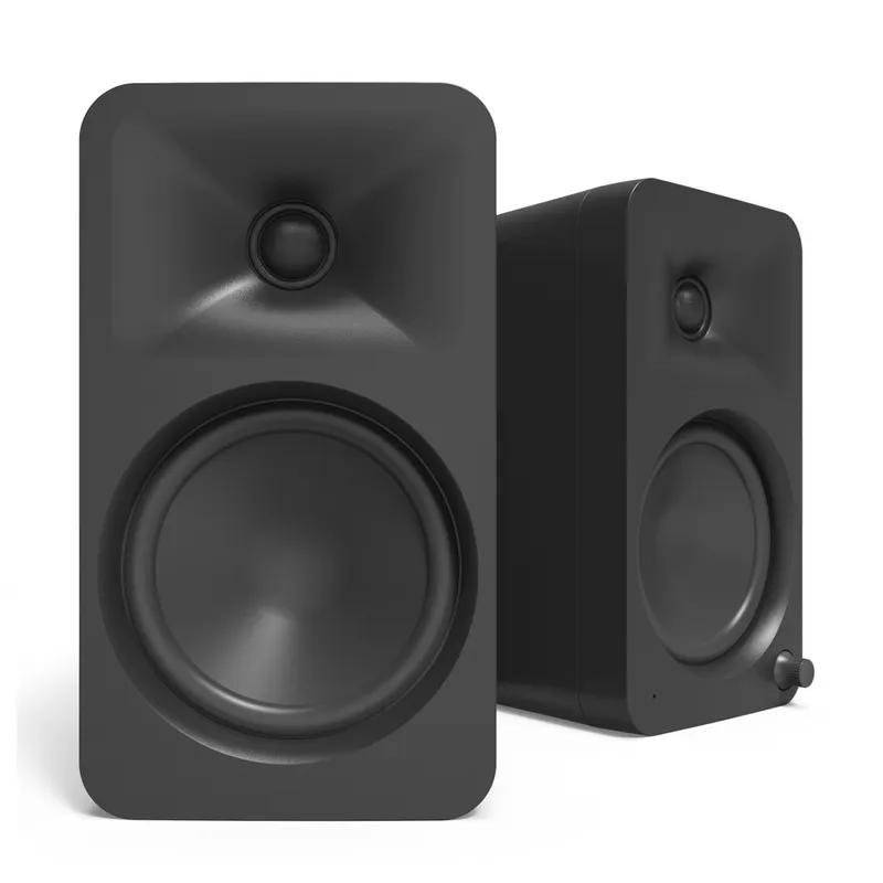 Kanto Audio Kanto ORA4 with S4 Tilted Speaker Stands Black