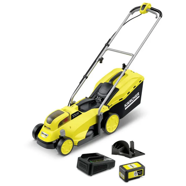 Karcher 18V Karcher Lmo 18-33 33cm 18V Cordless Lawnmower with Battery Set