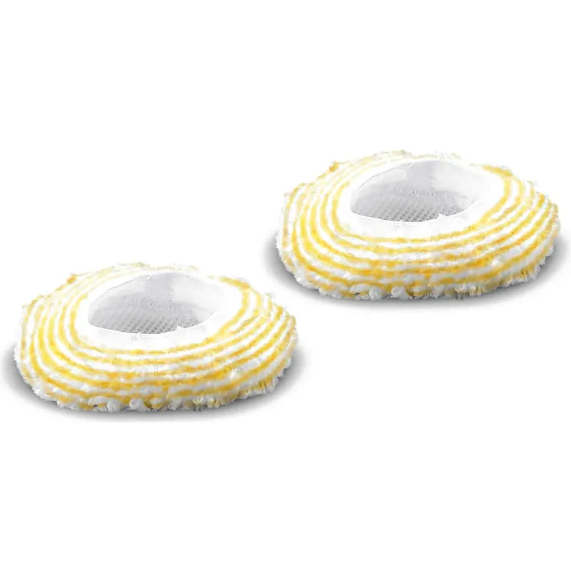 Karcher Home and Garden Karcher 2 Piece Big Round Brush Cover Set for SC EasyFix Steam Cleaners