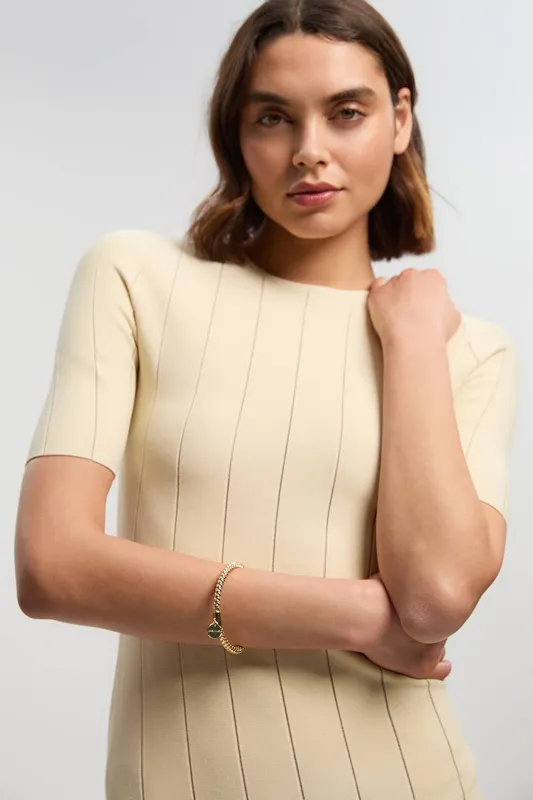 Karen Millen Women's Woven Bangle in Gold Gold female