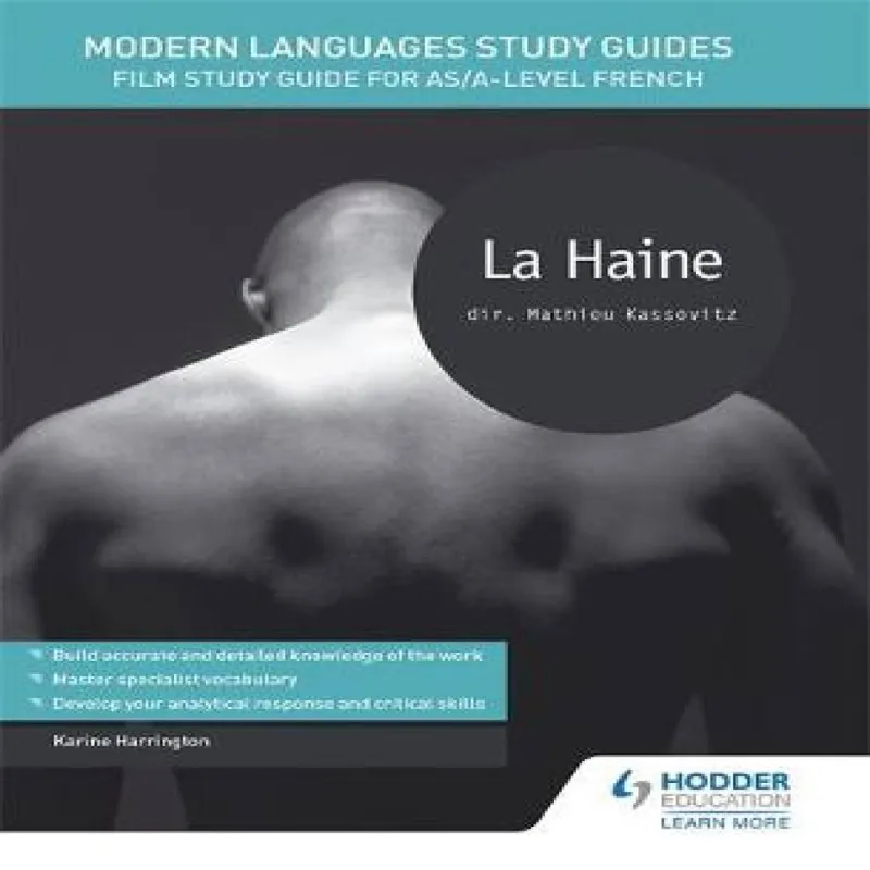 Karine Harrington Modern Languages Study Guides: La haine Paperback Book Multicolor
