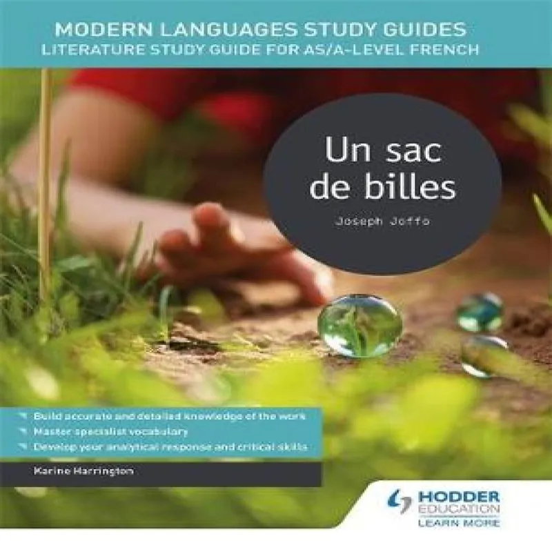 Karine Harrington Modern Languages Study Guides: Un sac de billes Paperback Book Multicolor