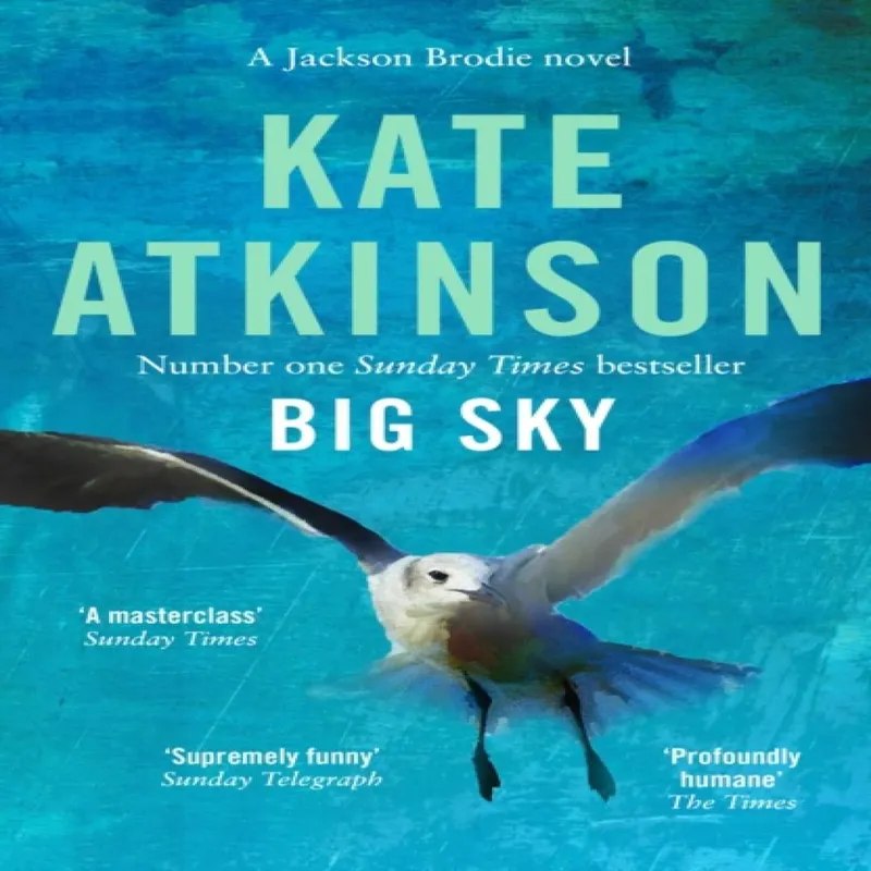 Kate Atkinson Big Sky Paperback Book Multicolor