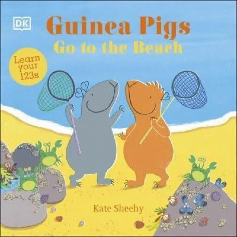 Kate Sheehy Guinea Pigs Go to the Beach Board book Book Multicolor