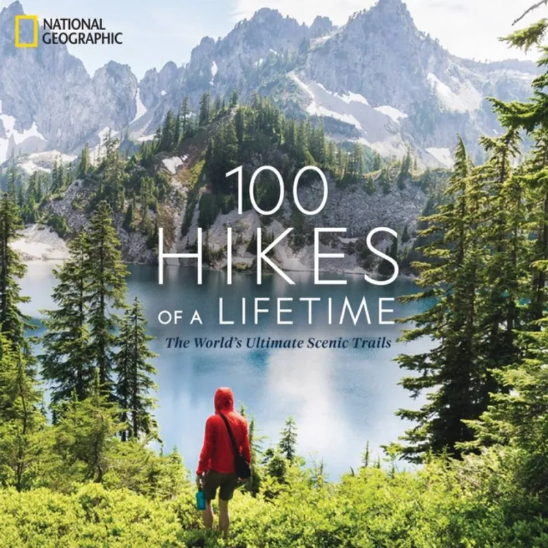 Kate Siber 100 Hikes of a Lifetime Hardback Book Multicolor